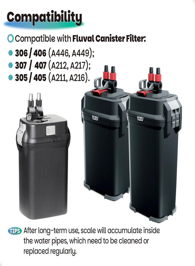 Dimakung خرطوم بديل مضلع A20015 لأنابيب فلتر Fluval 306/307/406/407/305/405، خرطوم فلتر حوض السمك بطول 9.8 قدم لنظام مضخة وترشيح أحواض السمك Fluval، قطر 16 مم - Image 3